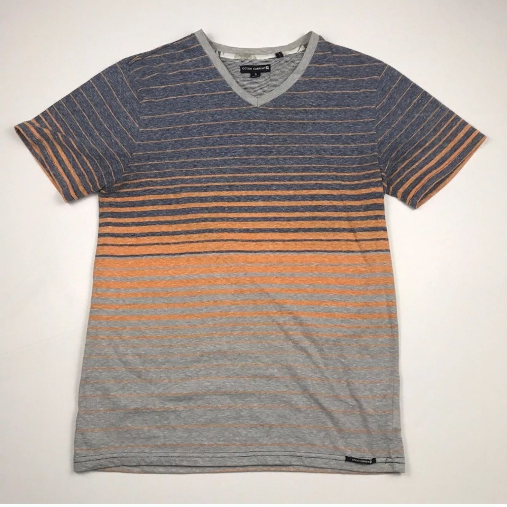 Men's Small T-Shirt Striped Short Sleeve